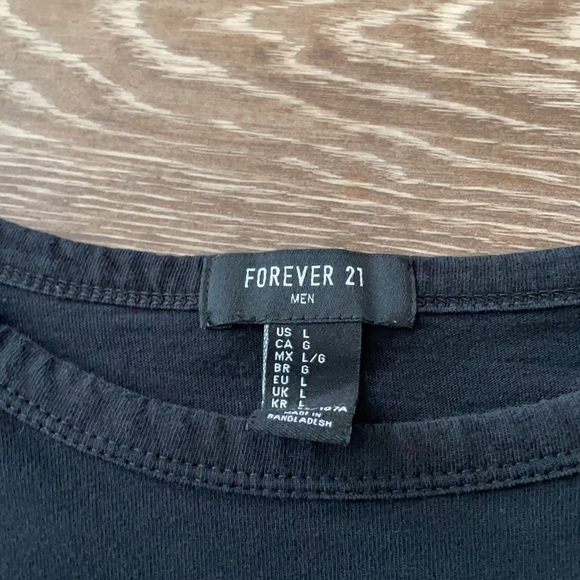 men’s long sleeve black t shirt - Picture 3 of 5